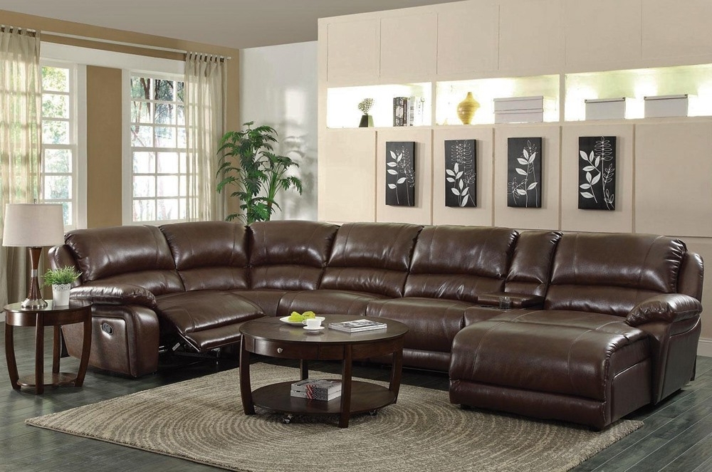 Reclining U Shaped Sectionals Throughout Well Known Sofa Design Ideas: Leather Couches U Shaped Sectional Sofas (View 2 of 10)