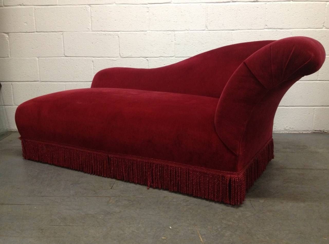 Red Chaise Lounges Throughout Most Recently Released French Art Deco Chaise Lounges For Sale At 1stdibs (View 5 of 15)