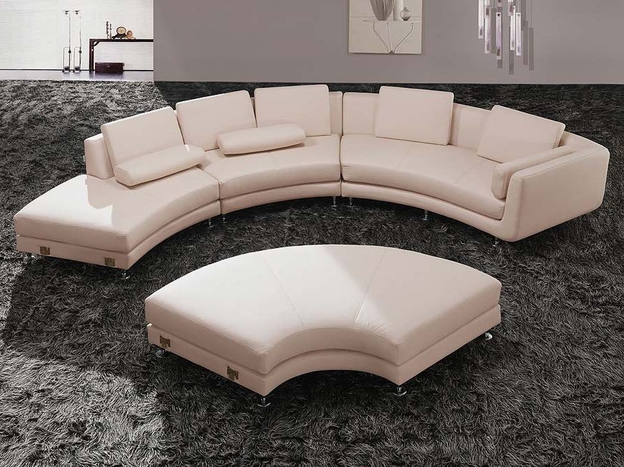 Round Sofas Within Current Indoor Beauty Enhancementthe Use Of The Round Sectional Sofa (Photo 4 of 10)