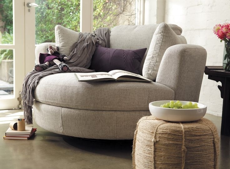 Round Swivel Sofa Chair (Photo 1 of 10)