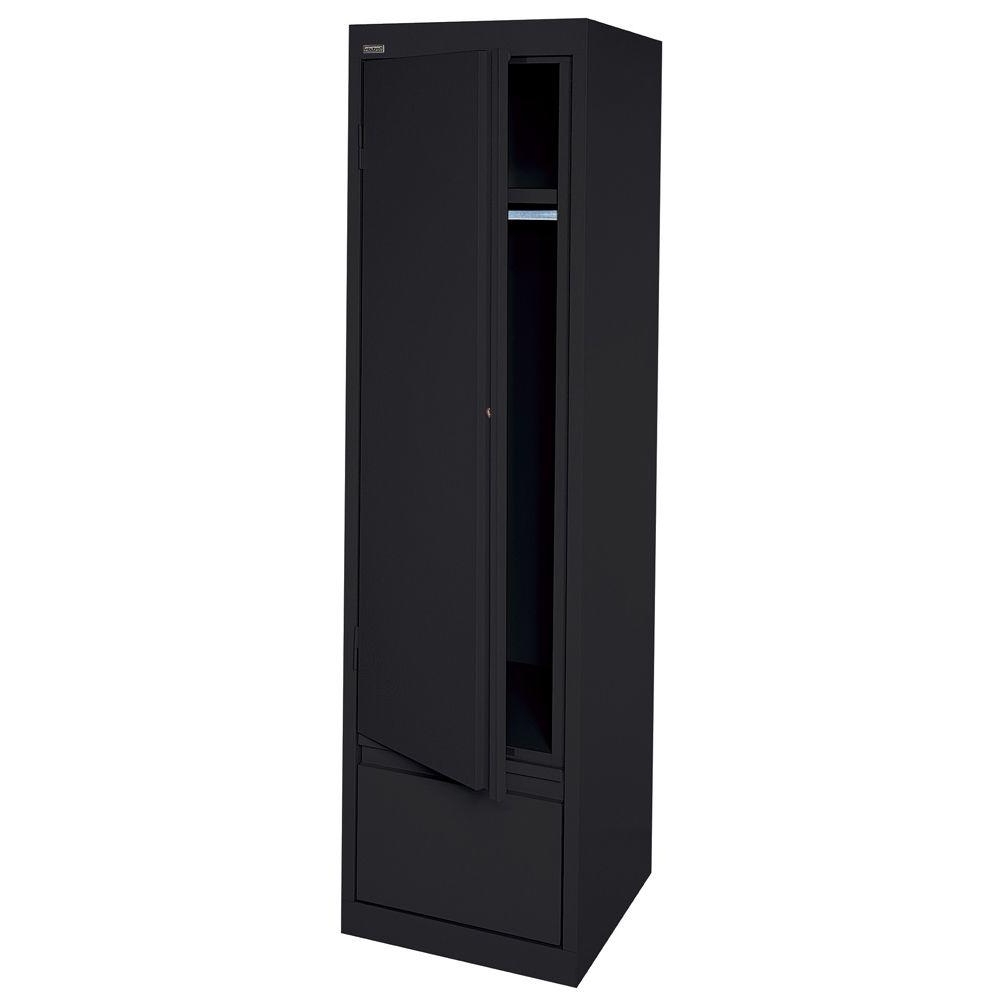 Featured Photo of 15 Best Collection of Black Single Door Wardrobes