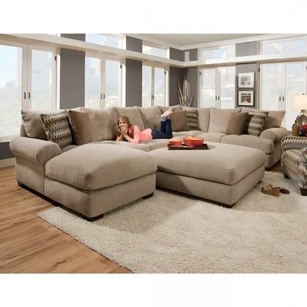 Sectional Sofas With Chaise And Ottoman Throughout Recent Bacar Living Room – Raf Chaise, Armless Sofa, Laf Sofa With Corner (Photo 2 of 10)