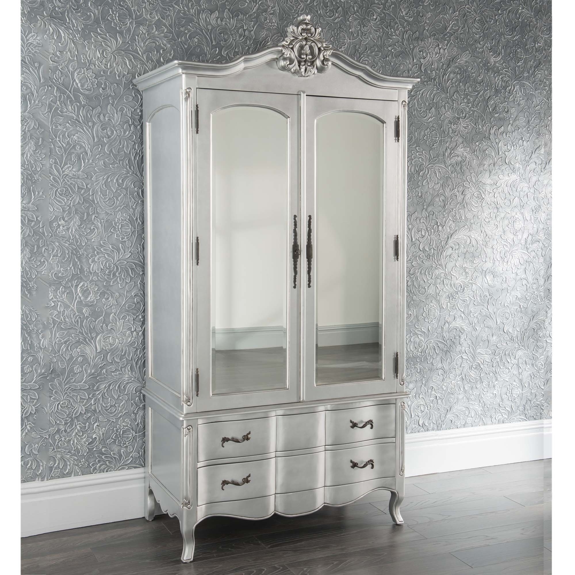 Shabby Chic Throughout Newest Silver Wardrobes (Photo 2 of 15)