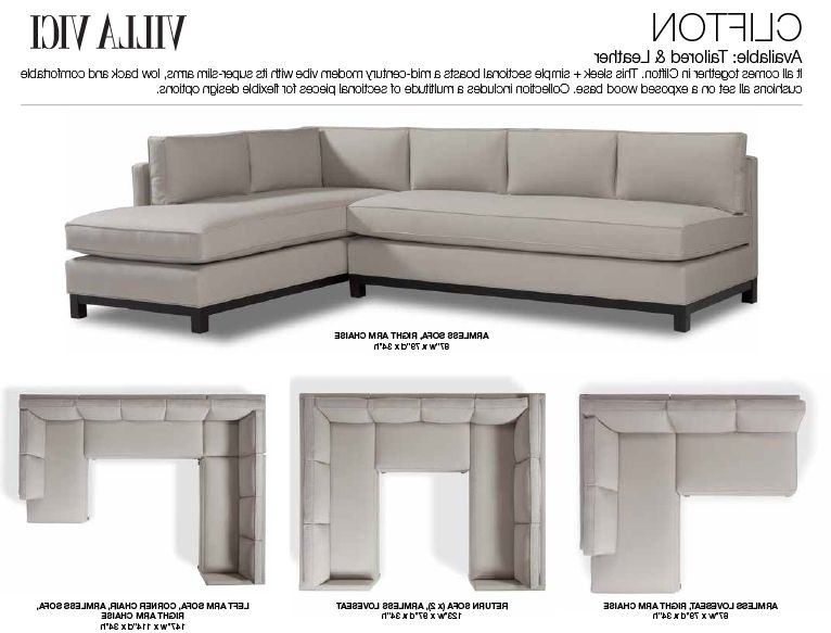 Sleek Sectional Sofas In Fashionable Clifton Sofa (View 5 of 10)