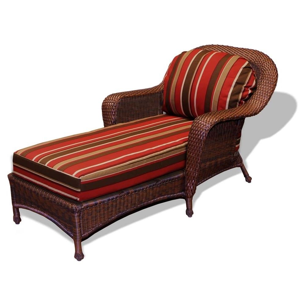 Tortuga Outdoor Lexington Wicker Chaise Lounge – Wicker In Most Up To Date Outdoor Wicker Chaise Lounges (View 1 of 15)