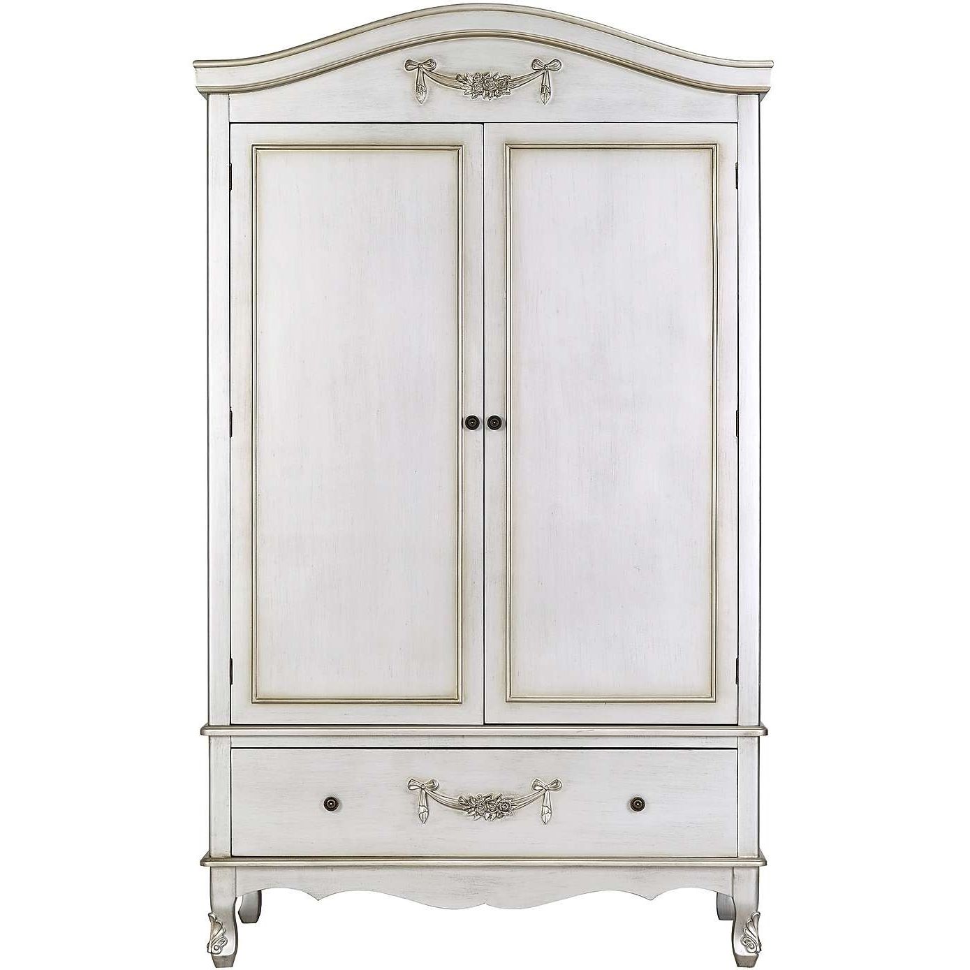 Toulouse Silver Double Wardrobe (View 10 of 15)