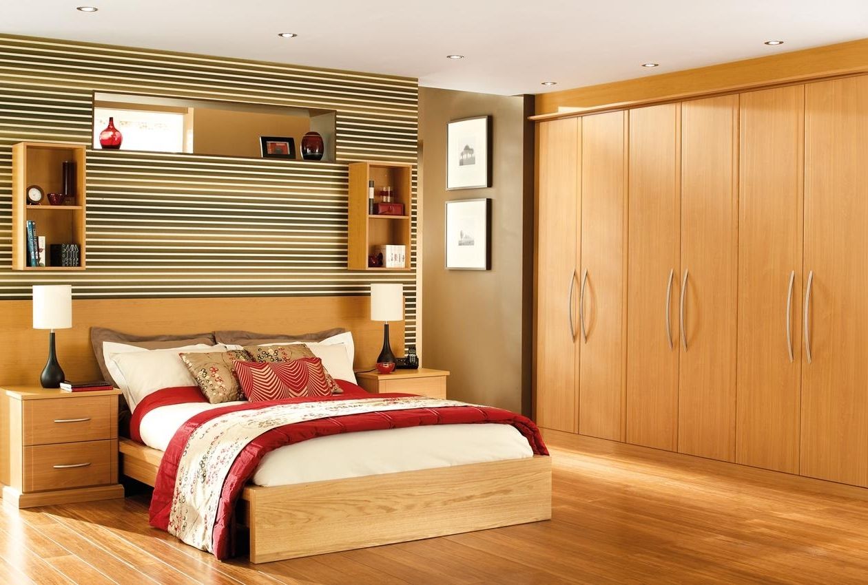 Trendy Bedroom Wardrobes With Fitted Wardrobes – Beautiful Bedroom Designssharps (View 2 of 15)