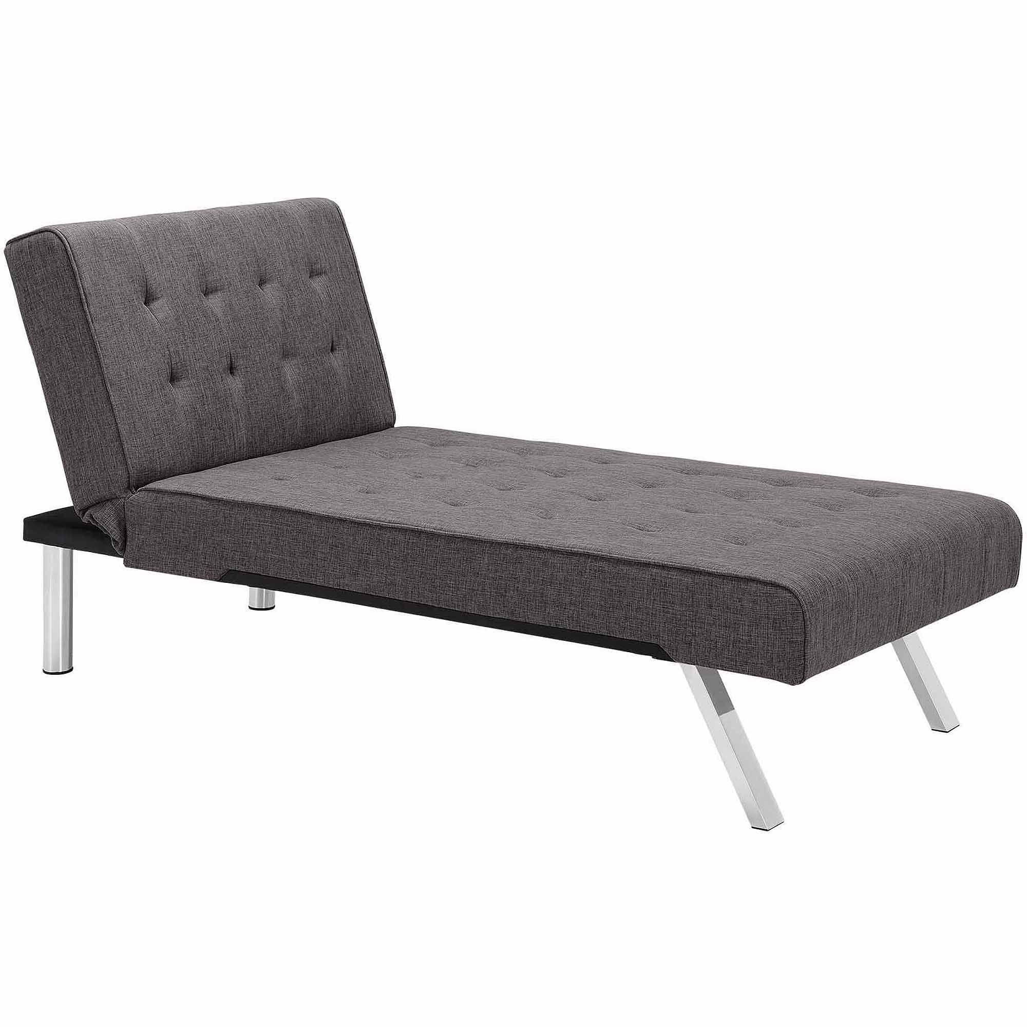 Trendy Dhp Emily Futon Chaise Lounger, Multiple Colors – Walmart Pertaining To Emily Chaises (View 3 of 15)