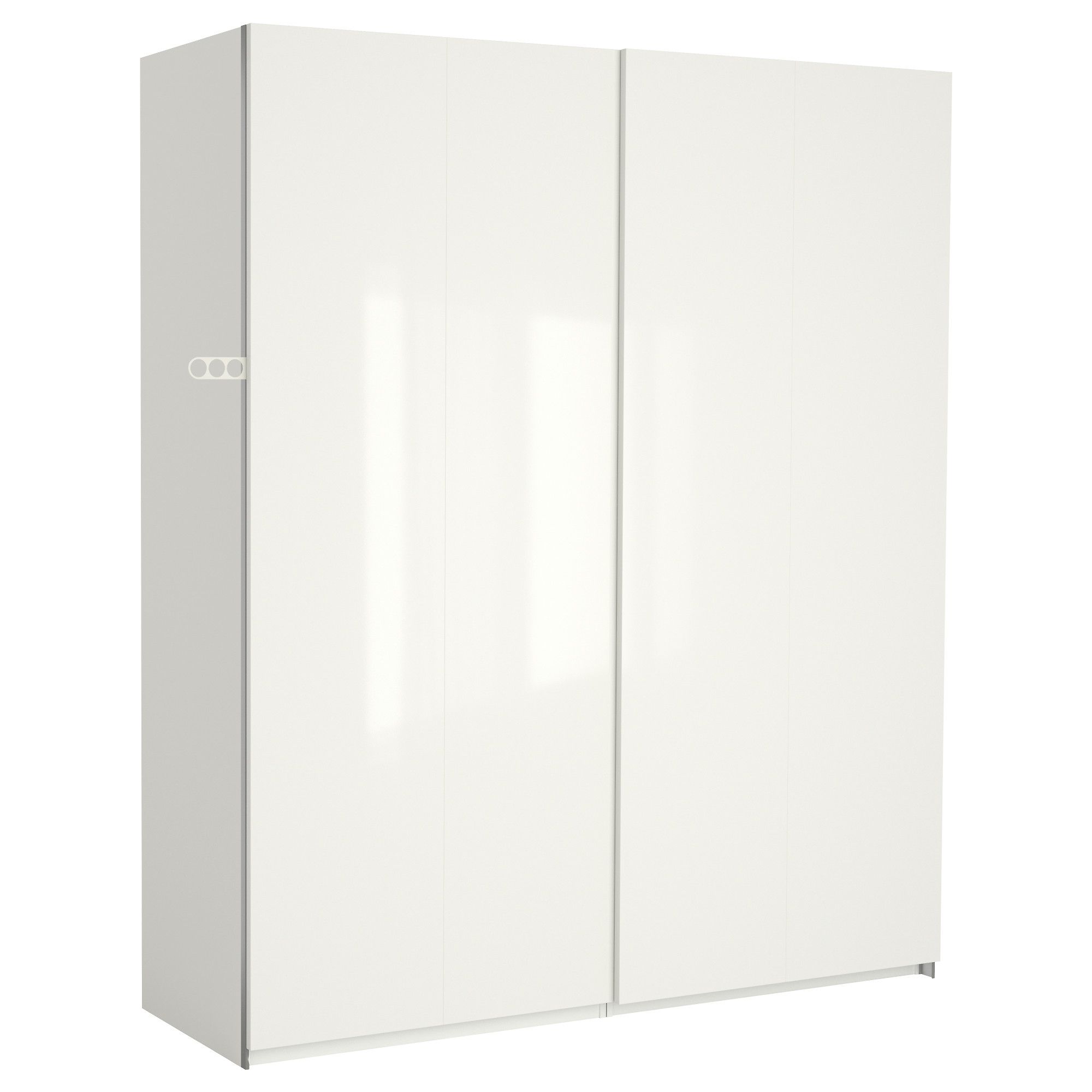 Trendy Pax Wardrobe – 78 3/4x26x79 1/4 " – Ikea In High Gloss White Wardrobes (View 2 of 15)