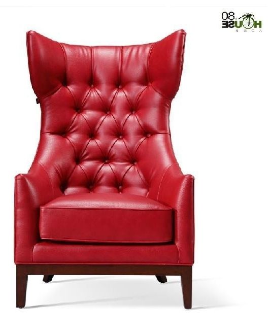 Featured Photo of 2024 Best of Red Sofa Chairs