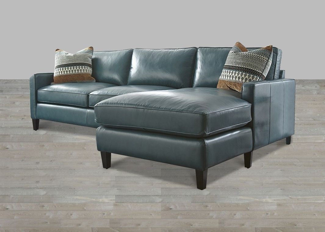 Turquoise Leather Sectional With Chaise Lounge With Famous Leather Couches With Chaise (Photo 1 of 15)