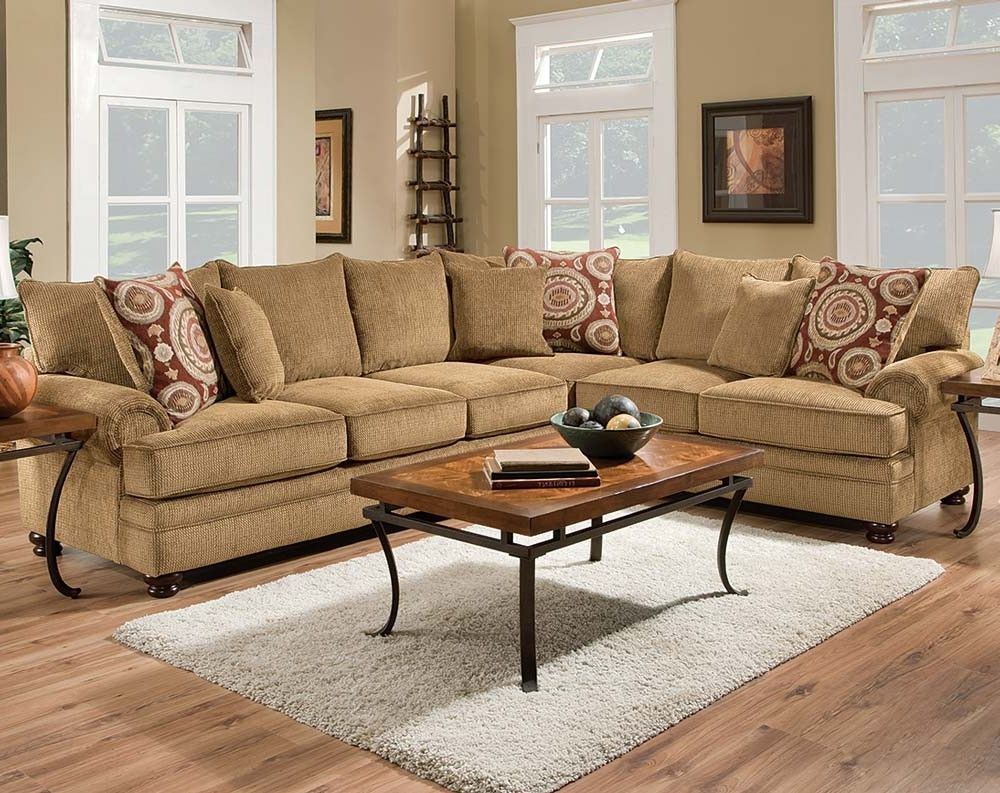 Twill Two Piece Sectional Sofa (View 15 of 15)