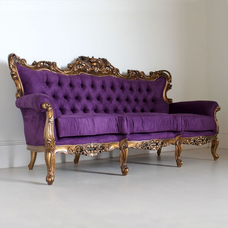 Velvet Purple Sofa – Nurani Pertaining To Newest Velvet Purple Sofas (View 6 of 10)