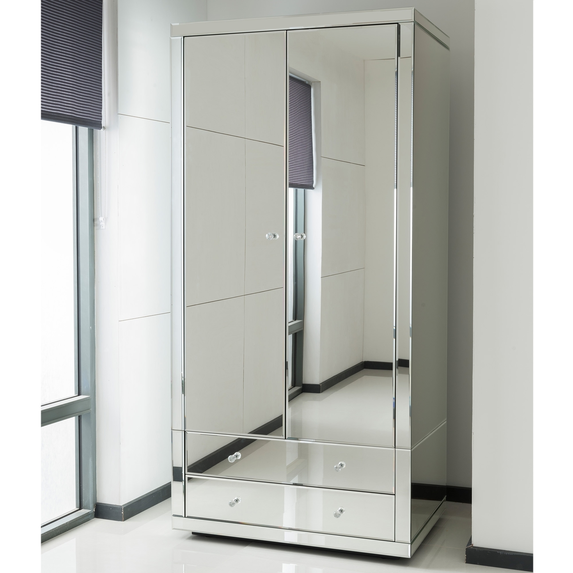 Venetian Mirrored Furniture With Favorite Cheap Mirrored Wardrobes (Photo 1 of 15)