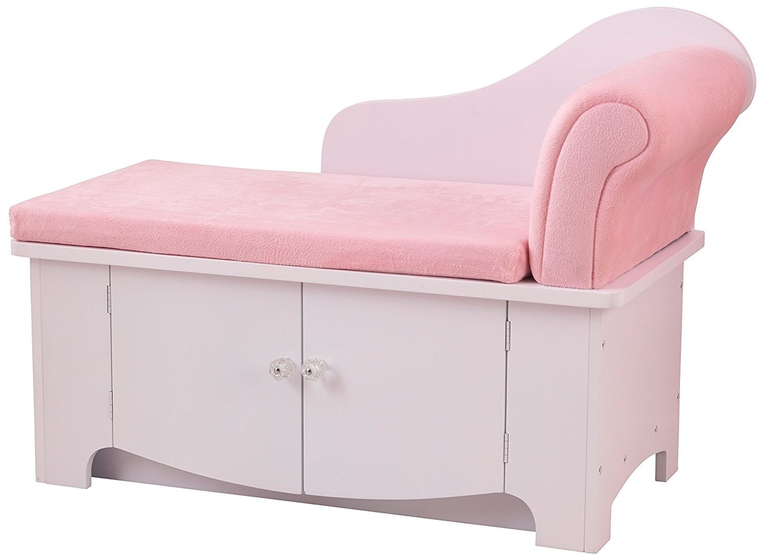 Well Known Amazon: Kidkraft Girl's Princess Chaise Lounge: Toys & Games With Pink Chaises (Photo 15 of 15)