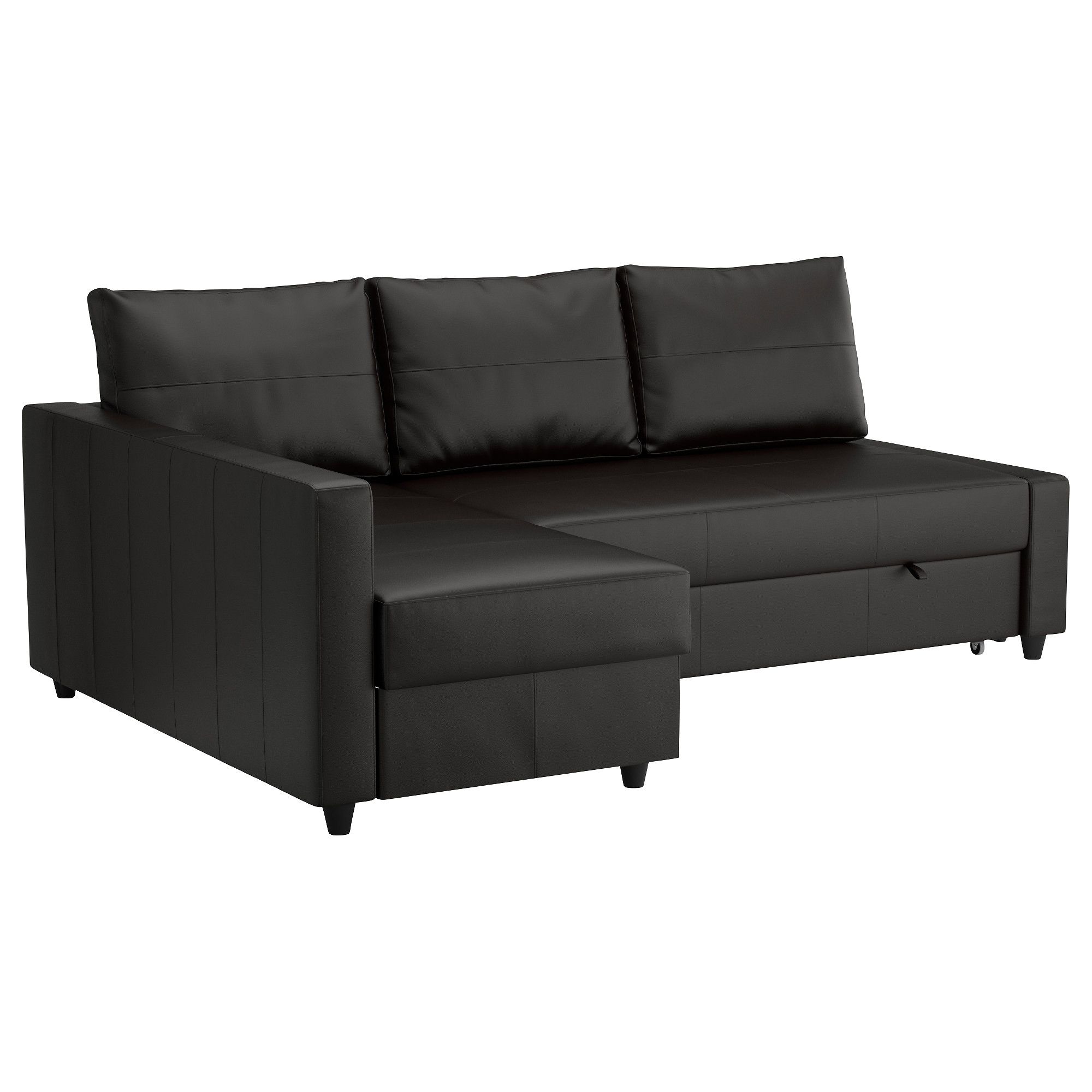 Well Known Chaise Sofa Beds Regarding Friheten Sleeper Sectional,3 Seat W/storage – Skiftebo Dark Gray (View 10 of 15)