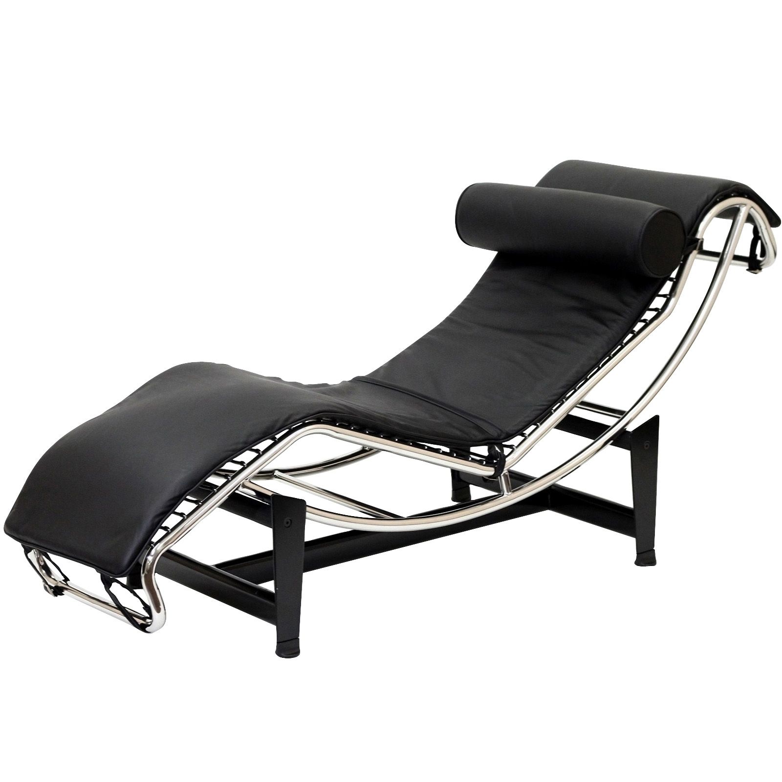 Well Known Leather Chaise Lounge Chair – Decofurnish With Regard To Black Leather Chaise Lounge Chairs (View 7 of 15)