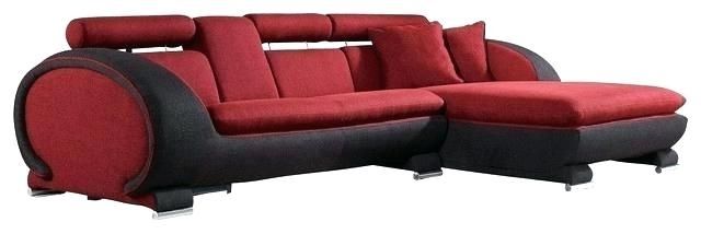 Well Known Red Black Sectional Sofas Regarding Black Microfiber Sectional Sofa – Baddgoddess (Photo 9 of 10)