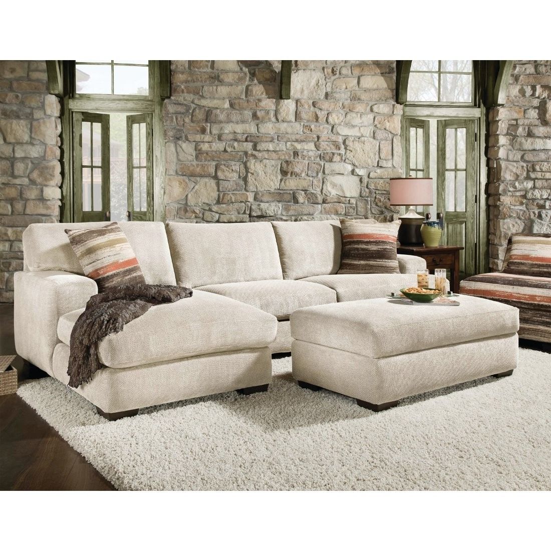 Well Known Sectional Sofas With Chaise Lounge Intended For Corinthian Mead Sectional Sofa Piece (Photo 15 of 15)
