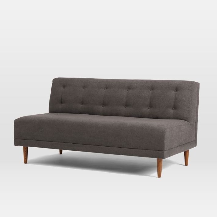 Well Known Small Armless Sofas Pertaining To Armless Sofa Slipcover – Armless Sofa As Perfect Sofa For Small (View 3 of 10)
