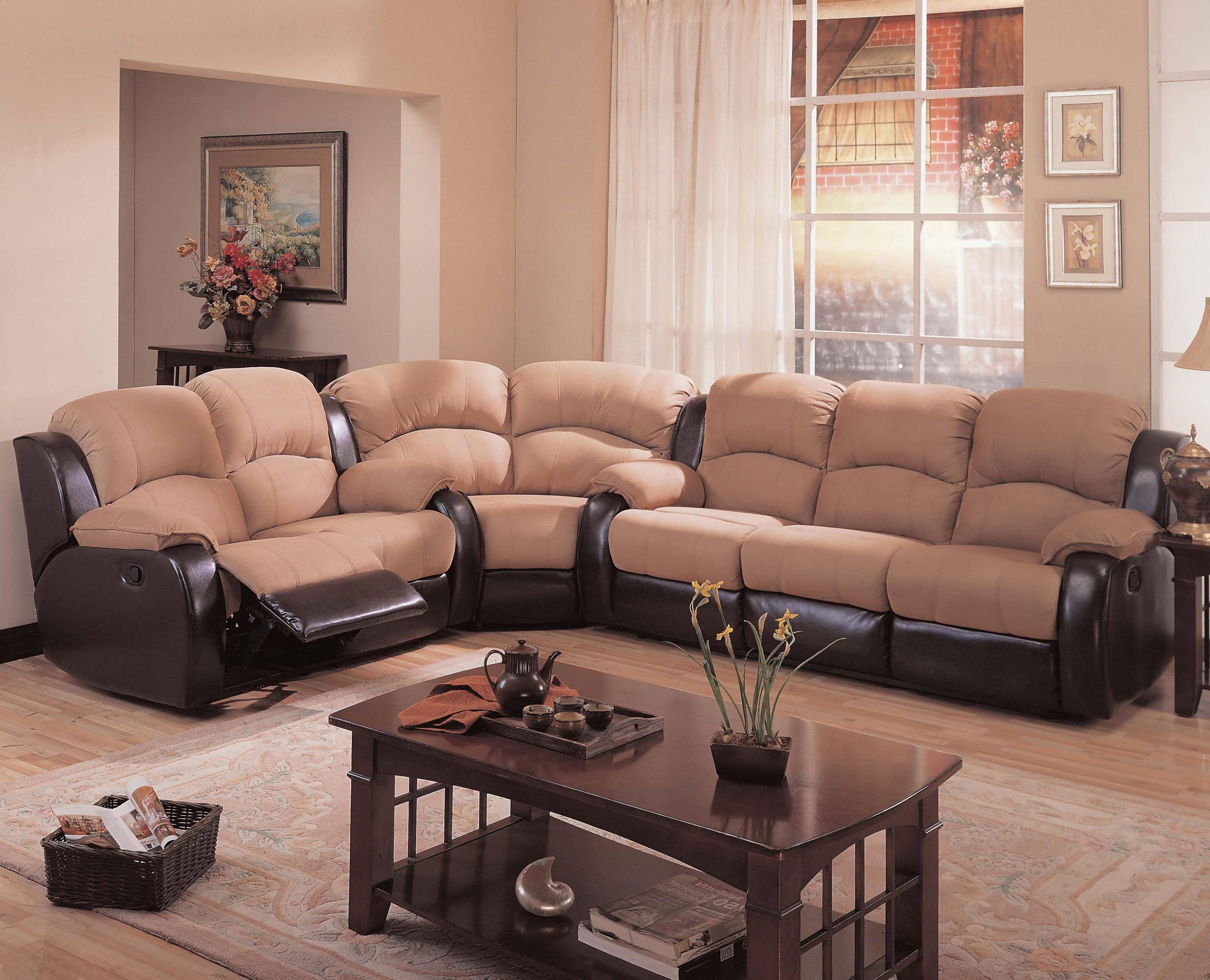 Well Known Sofa : Sectionals For Small Spaces Tan Sectional With Chaise Cheap Intended For Tan Sectionals With Chaise (View 11 of 15)