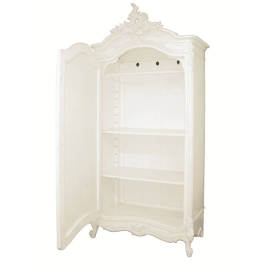 Well Known White French Wardrobes With Regard To White French Armoireout There Interiors (View 11 of 15)
