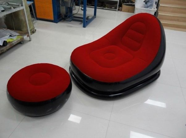 Well Liked Flocked Pvc Inflatable Chair And Sofa For Both Adu Manufacturers Inside Inflatable Sofas And Chairs (View 5 of 10)