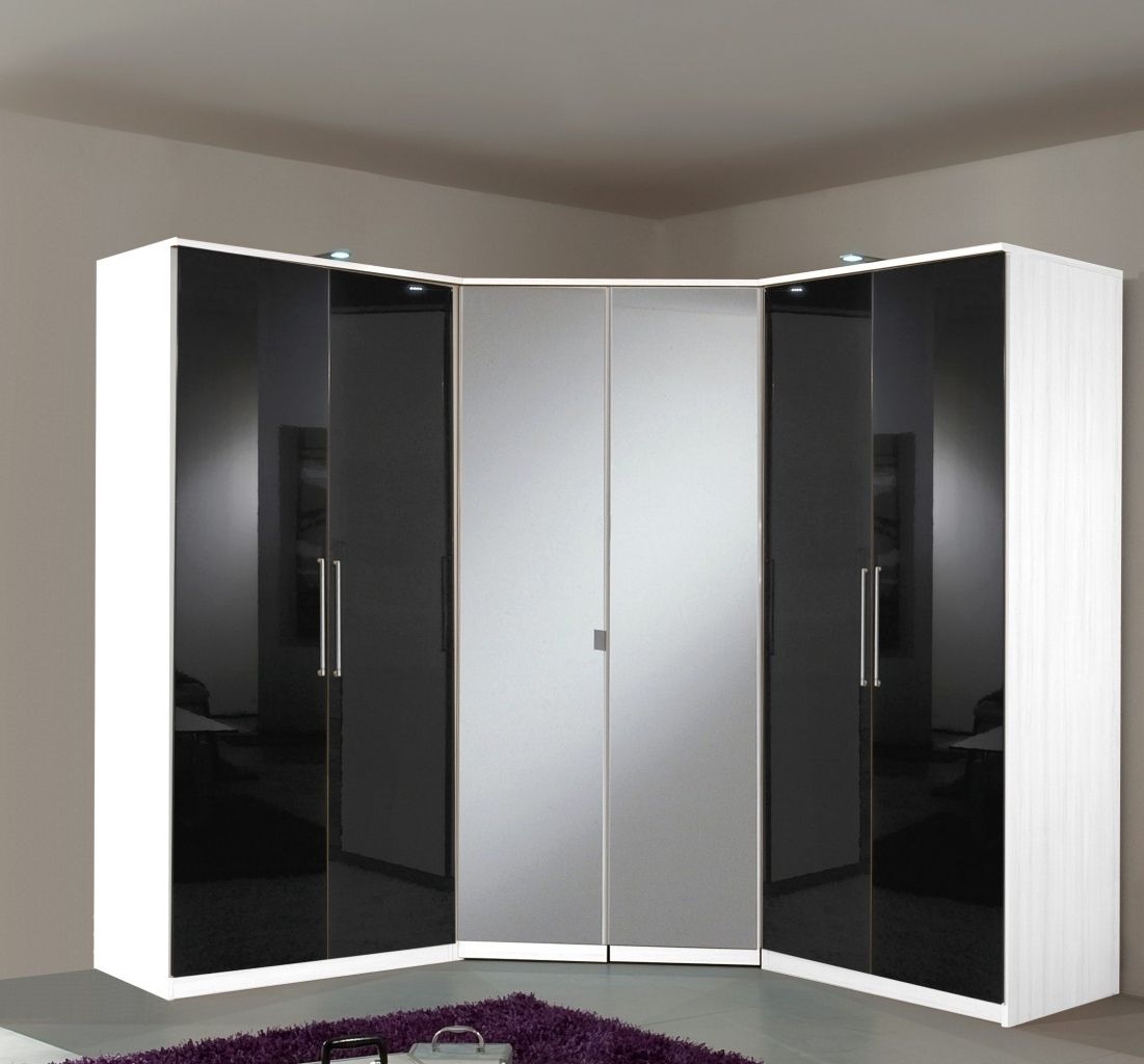 White Corner Bedroom Cabinet • Corner Cabinets For Recent White Corner Wardrobes Units (View 10 of 15)