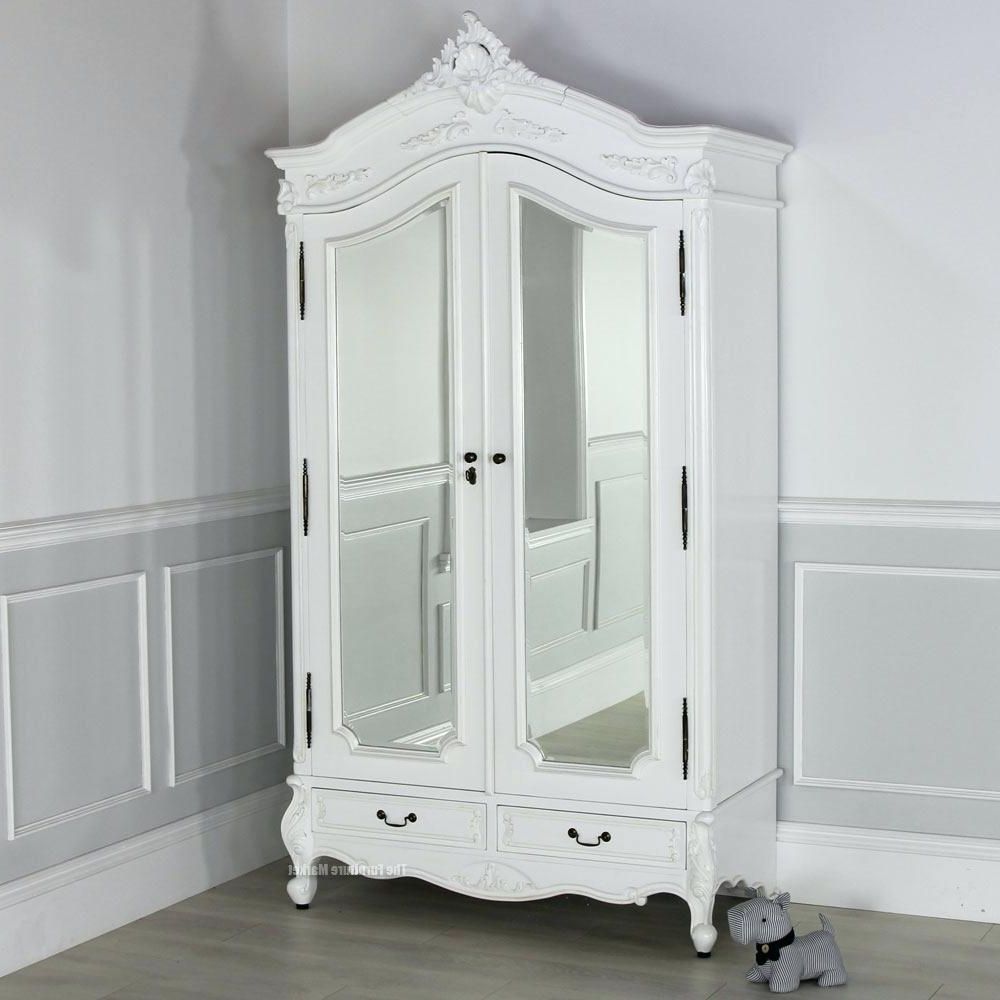 White French Armoire Wardrobes In Best And Newest Mirror Armoire Wardrobe – Blackcrow (View 9 of 15)