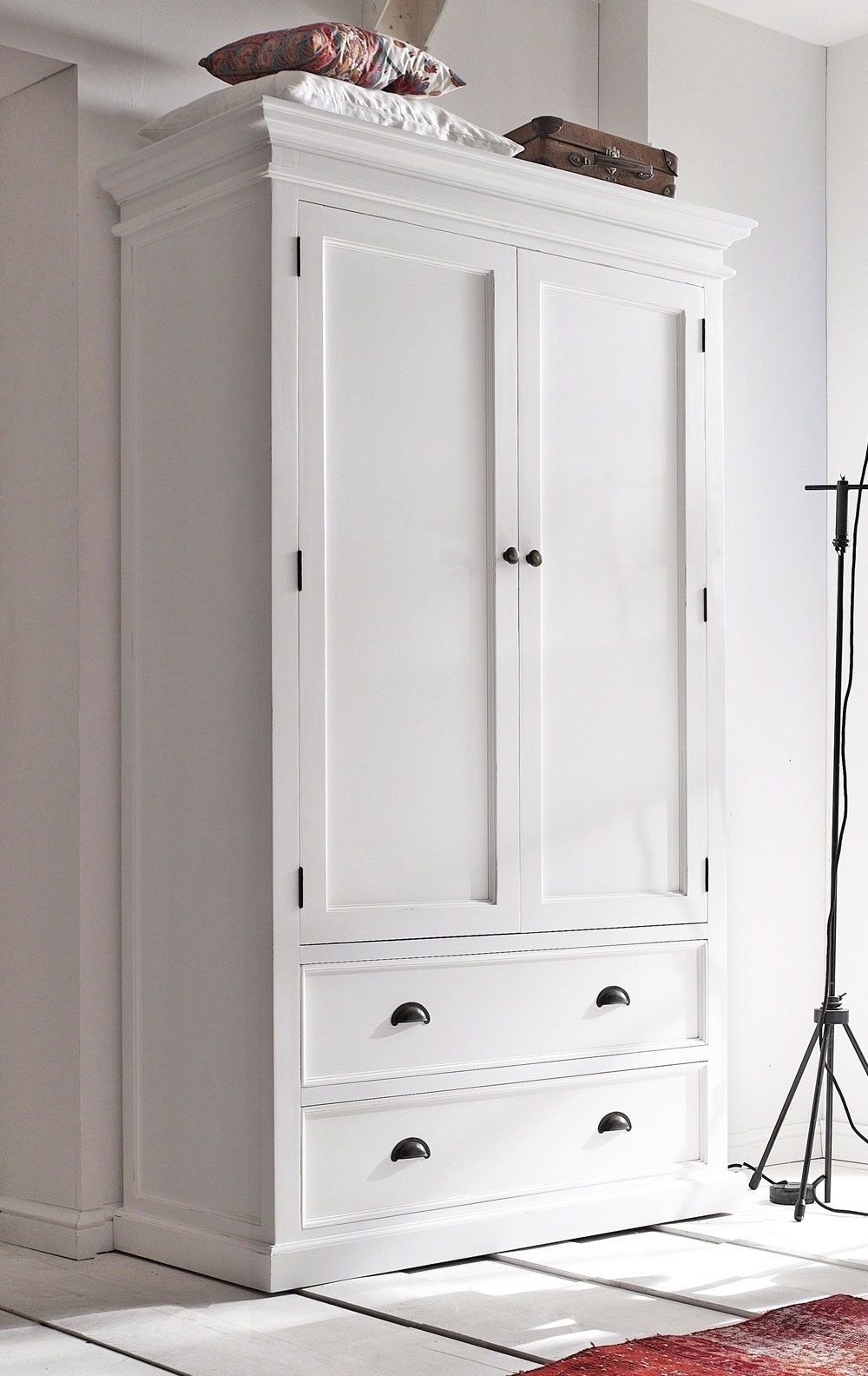 White Painted Wardrobes In Most Current Wardrobe Closet: Wardrobe Closet White Vintage (View 1 of 15)