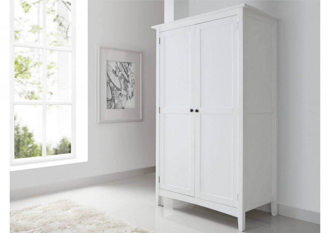 White Wood Wardrobes Within Most Up To Date White Wood Effect Wardrobe Doors Wooden Double Cupboard Cabinet (View 1 of 15)