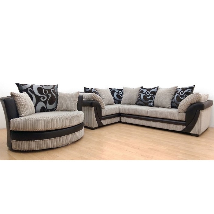 Why Pay More For A Lush Corner Sofa Rhf + Swivel Chair Cream With Regard To Well Liked Sofas With Swivel Chair (Photo 1 of 10)