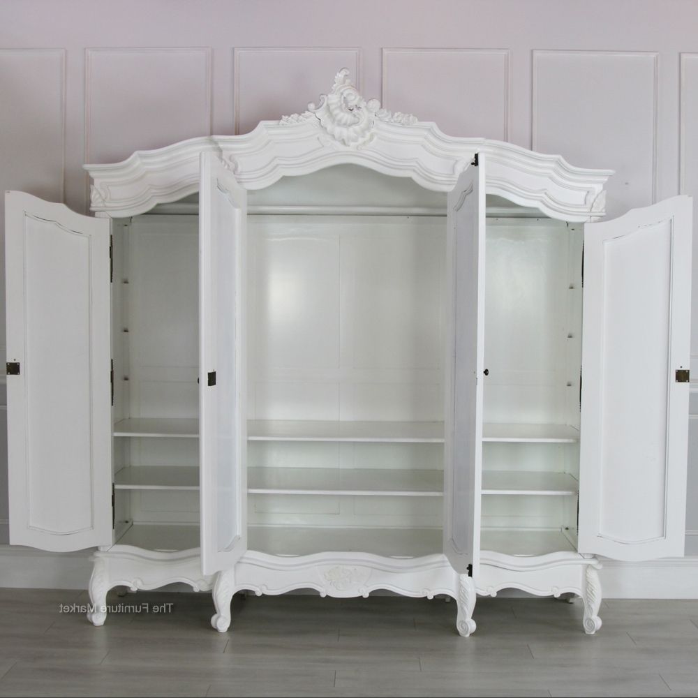 Widely Used Wardrobes And Armoires, Ethan Allen French Country Armoire French With Regard To White French Wardrobes (View 6 of 15)