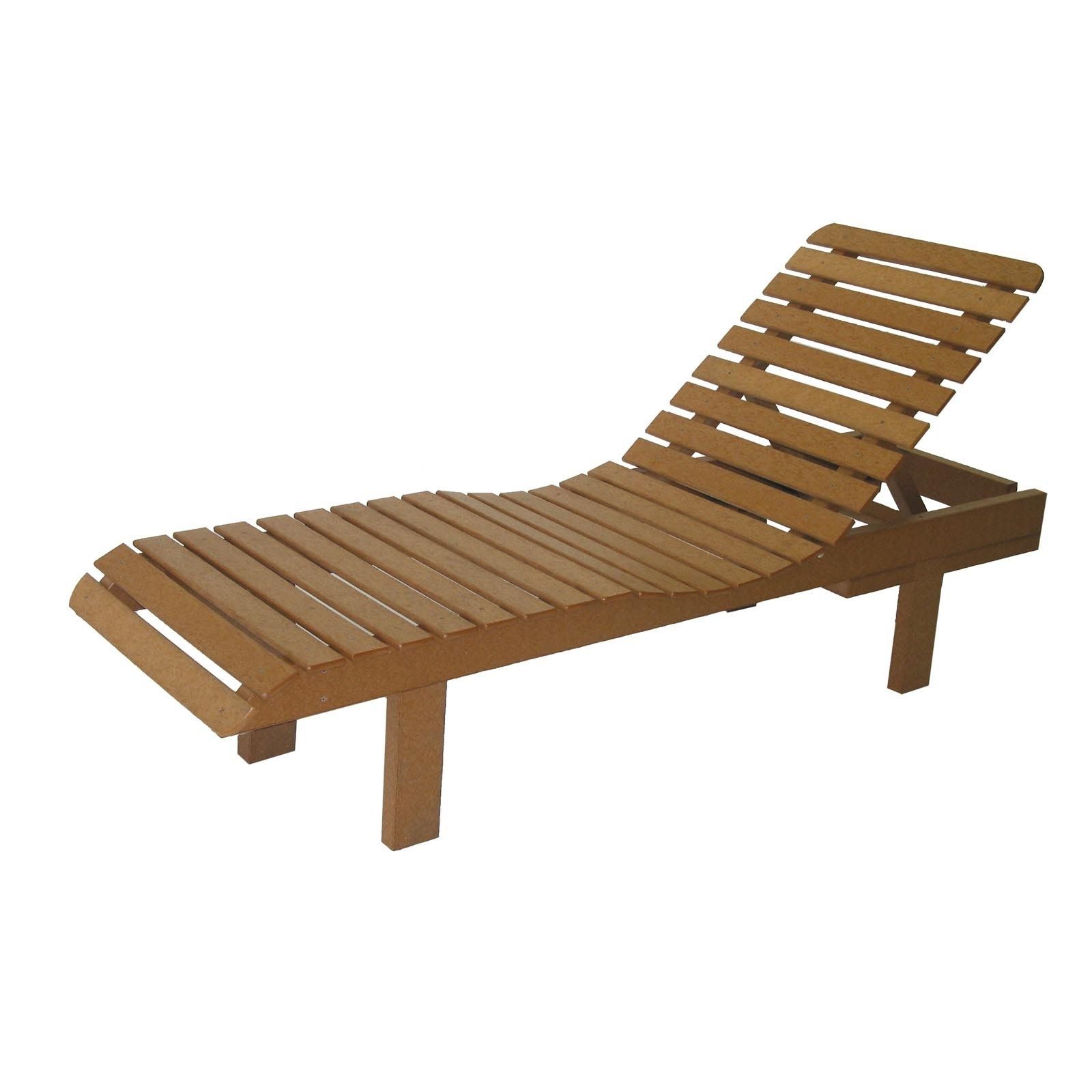 15 Best Collection of Wood Chaise Lounge Chairs