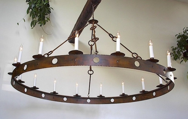 Featured Photo of 2024 Best of Wrought Iron Chandeliers