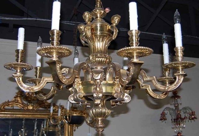 Antique Chandeliers For Sale French Antique Bronze Chandelier Circa Throughout Widely Used French Bronze Chandelier (View 2 of 10)