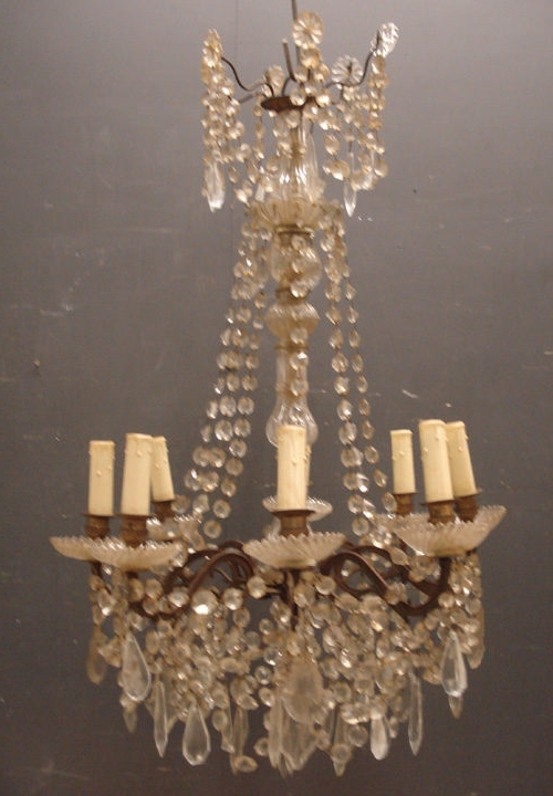 Antique French Chandeliers Within Popular French Chandelier Antique Furniture Pertaining To Incredible (View 9 of 10)