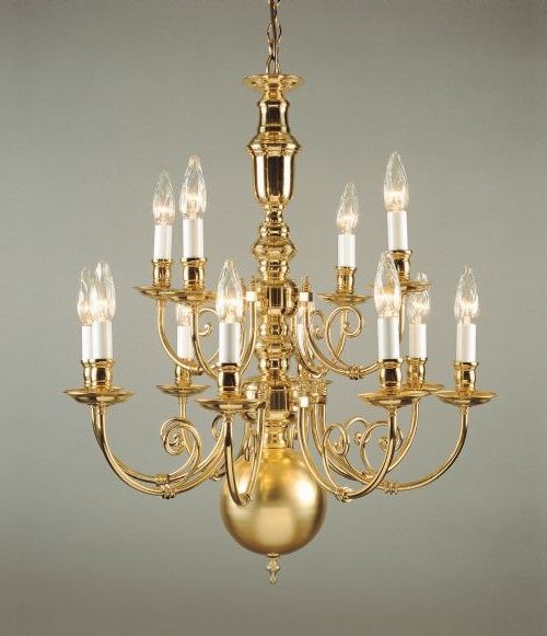 Antique Within Trendy Flemish Brass Chandeliers (View 4 of 10)
