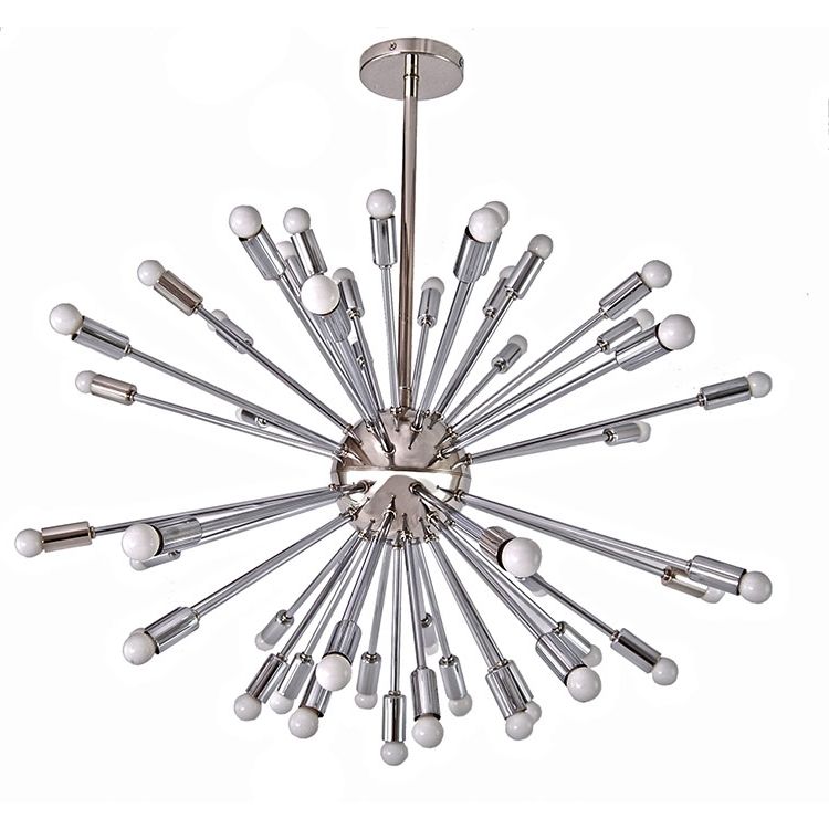Art In Modern Chrome Chandeliers (View 8 of 10)
