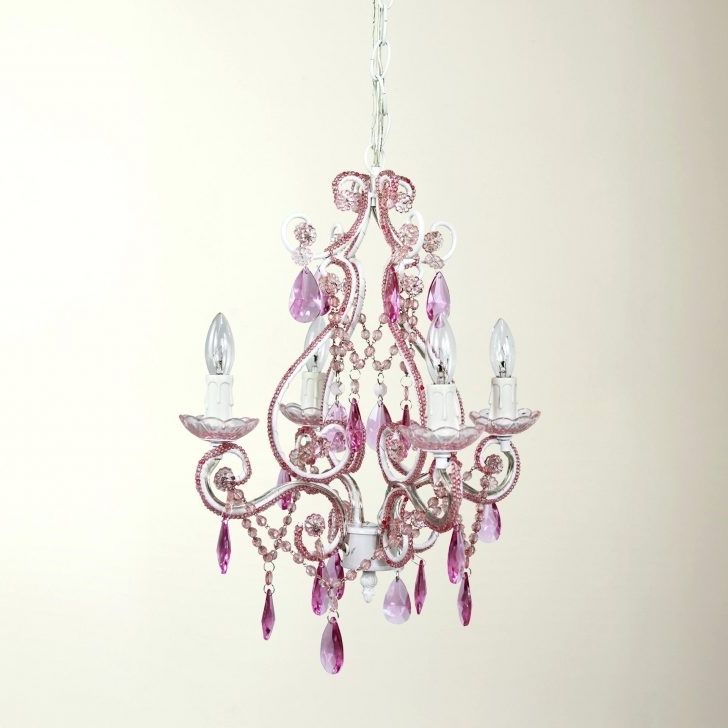 Best And Newest Chandelier: Pink Plastic Chandelier (View 9 of 10)