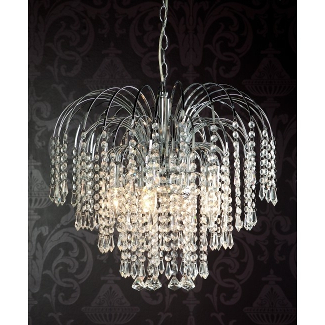 Featured Photo of 10 Best Crystal Waterfall Chandelier