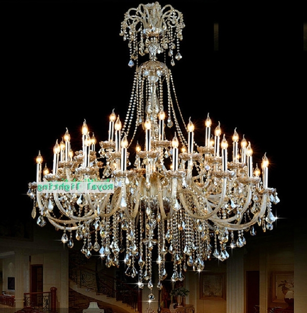 Big Vast 45 Pcs Led Chandeliers For Duplex Building Ballroom Church With Well Known Ballroom Chandeliers (Photo 1 of 10)