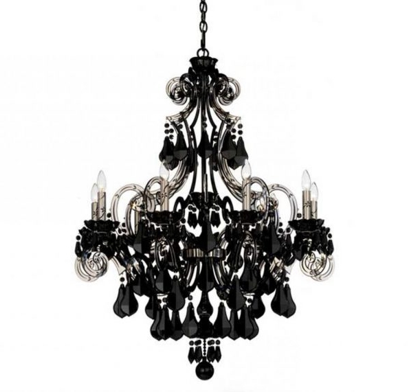 Black Chandelier Wall Lights With Well Known Chandelier And Matching Wall Lights #56272 (Photo 8 of 10)