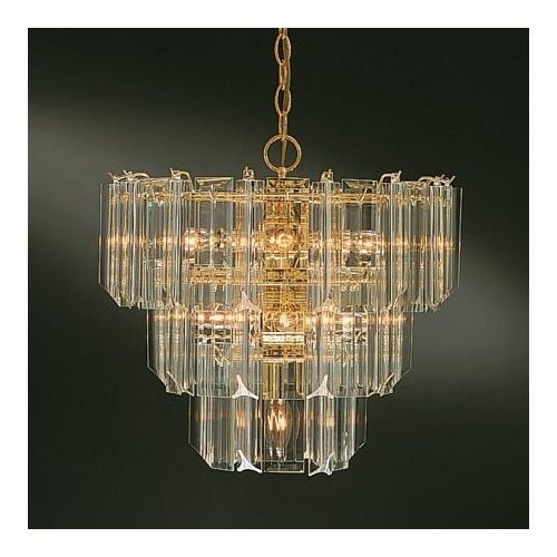 Brass And Glass Chandelier Pertaining To Most Recently Released Makemania: Home:brass And Glass To Class (View 1 of 10)