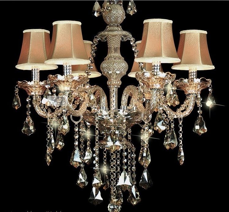 Chandelier Light Shades With Most Recently Released Furniture : Small Chandeliers Pink Chandelier White Lantern Pendant (View 3 of 10)