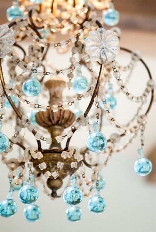 Chandeliers With Most Recent Turquoise And Gold Chandeliers (View 1 of 10)