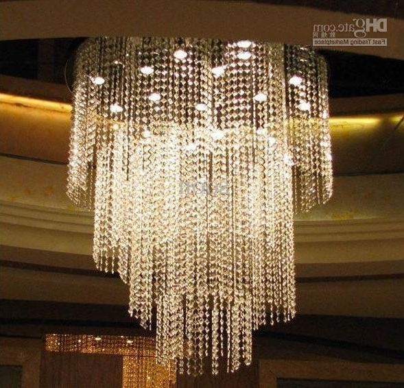 Chinese Chandeliers For Best And Newest Modern Fashion Luxuriant K9 Crystal Led Chandelier Study Room (View 9 of 10)