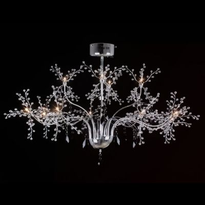 Crystal Branch Chandelier Regarding Well Liked Fashion Style Spiral Chandeliers, Crystal Branch Chandelier Crystal (View 8 of 10)