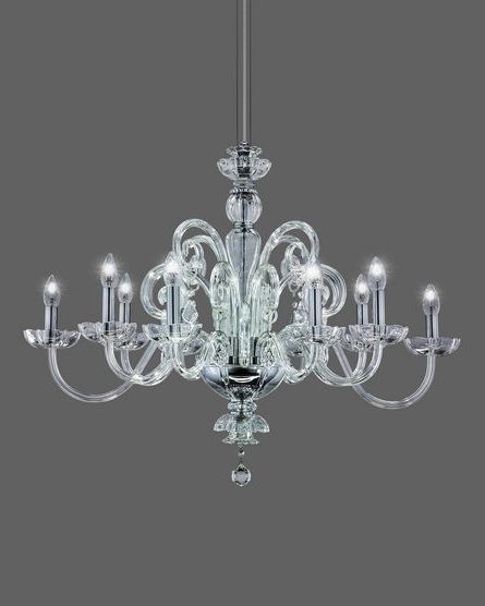 Crystal Chrome Chandelier – Thejots Within Well Known Crystal Chrome Chandelier (View 8 of 10)