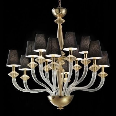 Famous Glass Chandeliers Pertaining To Keira" Murano Glass Chandelier – Murano Glass Chandeliers (View 3 of 10)